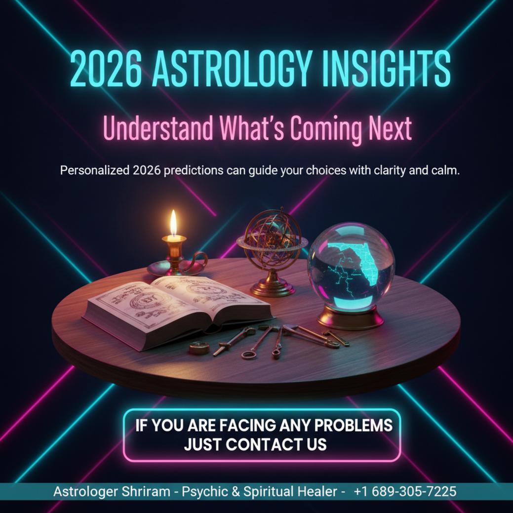 What 2026 Astrology Predictions Mean for Orlando, FL Residents Vedic astrology tools and book for 2026 astrology predictions Orlando scene
