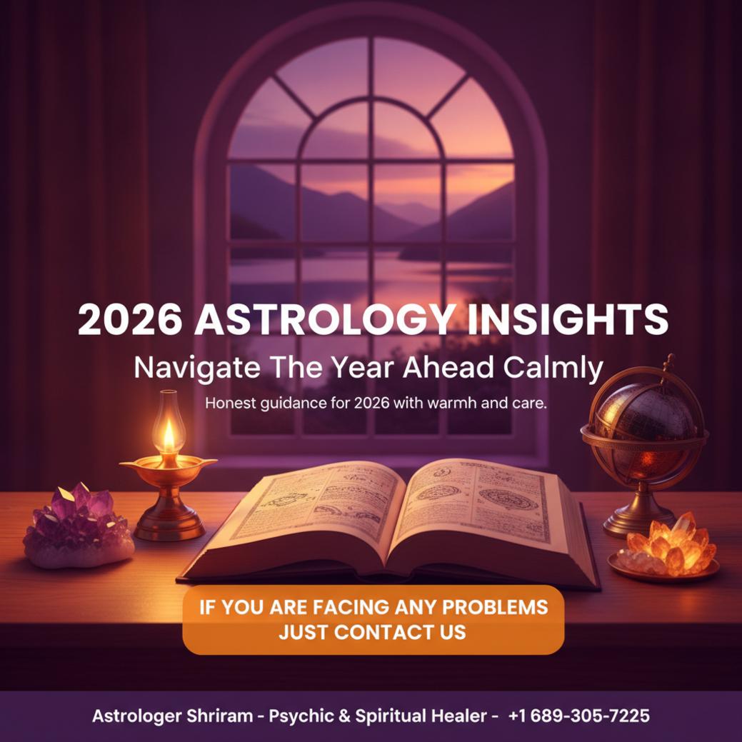 What to Expect in 2026 Astrology Predictions in Windermere, FL 2026 astrology predictions setup with crystals on wood in Windermere