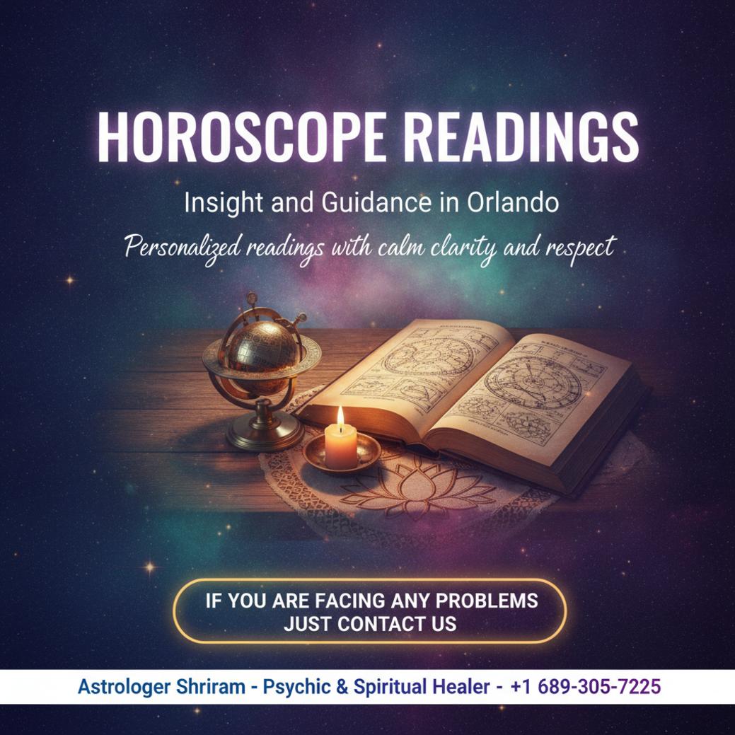 How Horoscope Reading in Orlando Can Offer Clarity Horoscope reading book and astrolabe on desk in Orlando setting