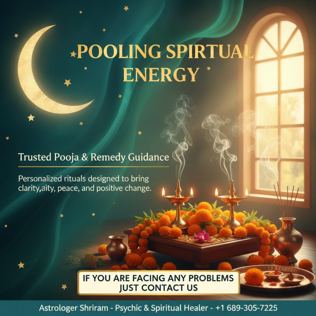 Trusted Pandit for Pooja and Remedies in Sanford, FL Traditional pandit pooja setup with lamps and flowers in Sanford, FL