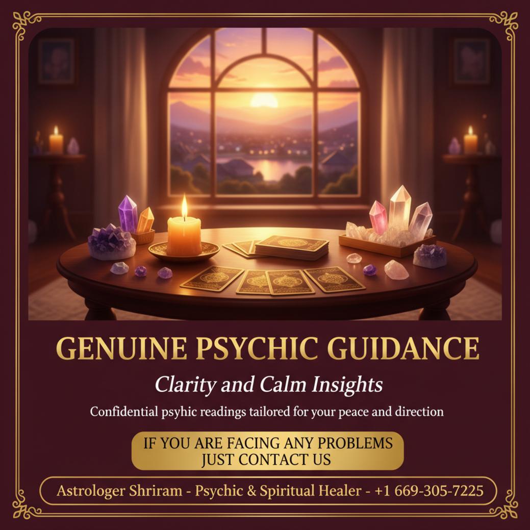serene psychic reading setup with tarot and candle in Windermere FL