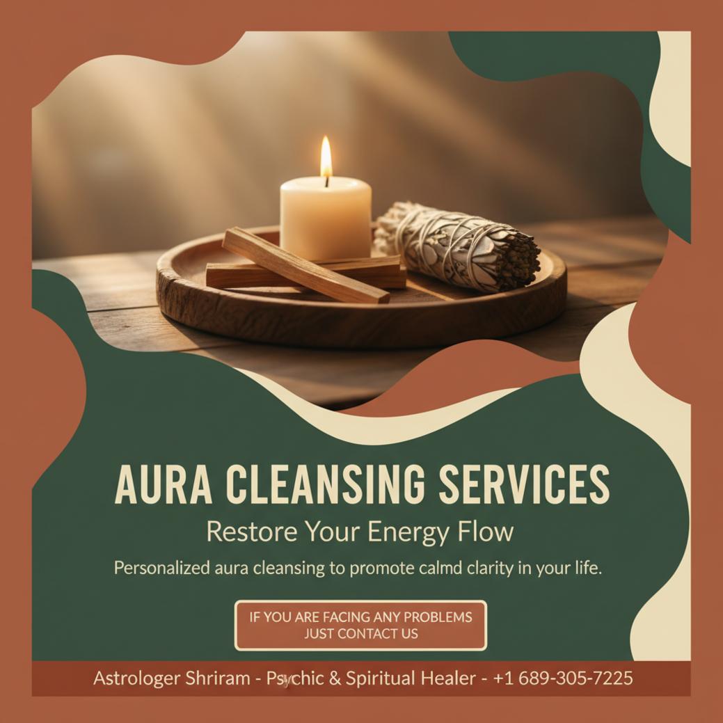 How Aura Cleansing Brings Peace in Apopka, FL Aura cleansing setup with sage and palo santo in Apopka, FL