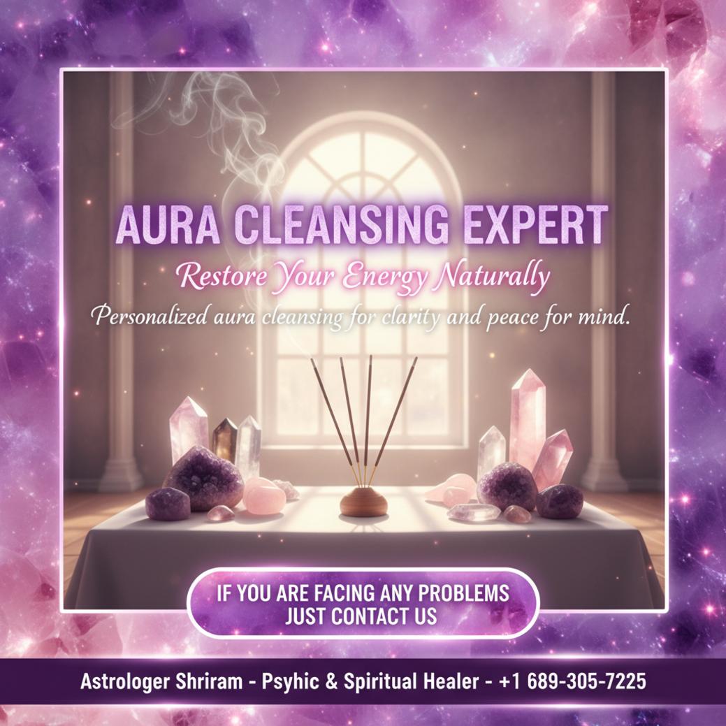 Calm spiritual healing room setup for aura cleansing in Davenport