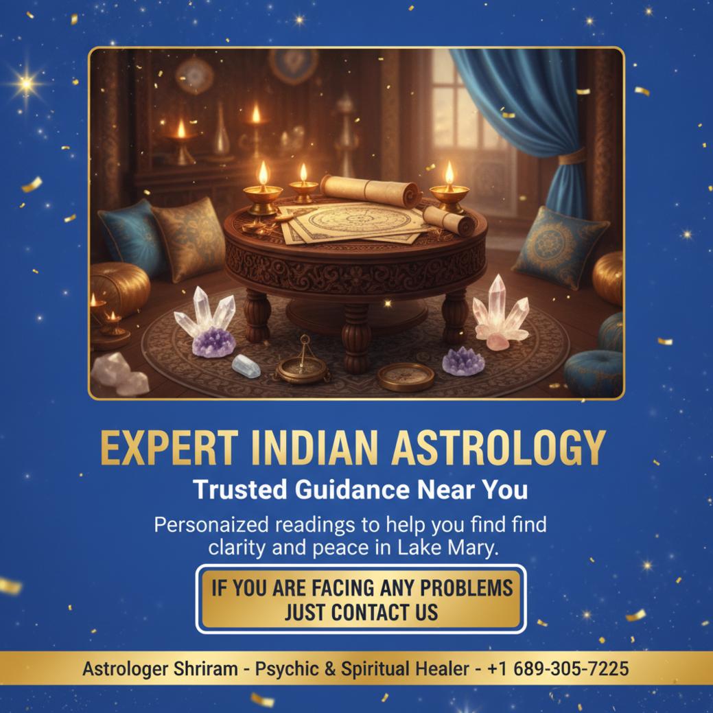 Looking for the Best Indian Astrologer in Lake Mary? Best Indian astrologer with Vedic astrology charts in Lake Mary room