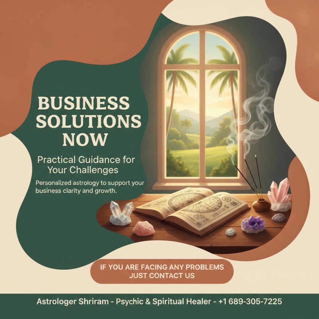 Solving Business Problems in Celebration, FL with Astrology Calm business problem solution session with astrology tools in Celebration FL