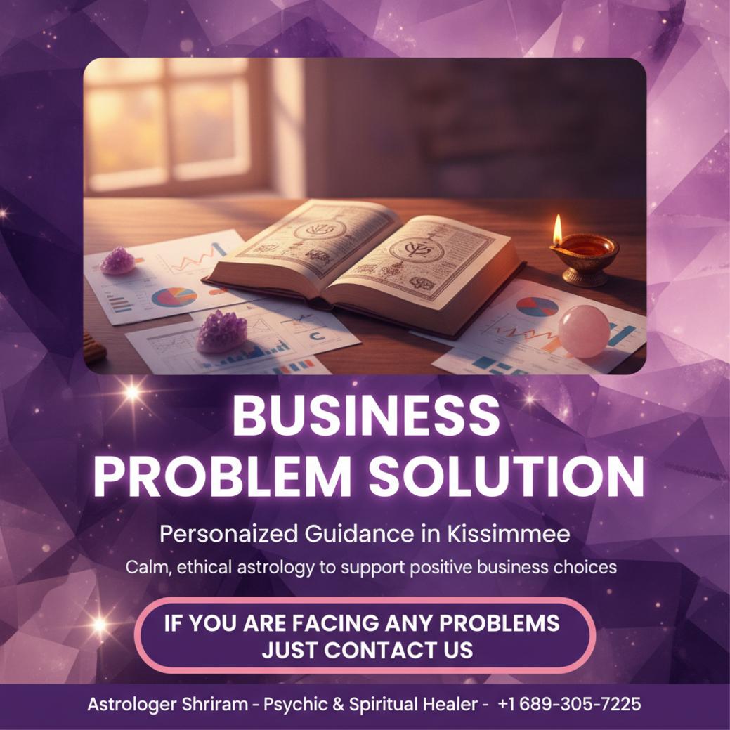 Business problem solution setup with Vedic astrology tools in Kissimmee