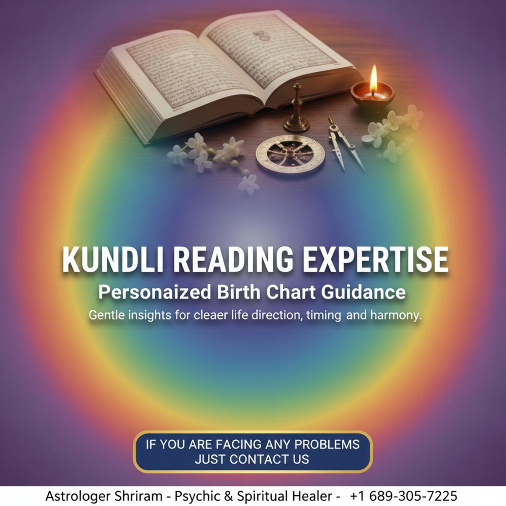 How Kundli Reading in Hunters Creek Can Guide Your Path Kundli reading setup with Vedic astrology tools in Hunters Creek, FL