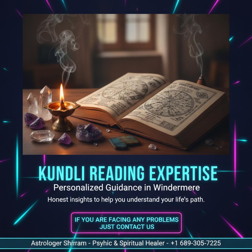 Kundli reading with Vedic horoscope chart in Windermere FL