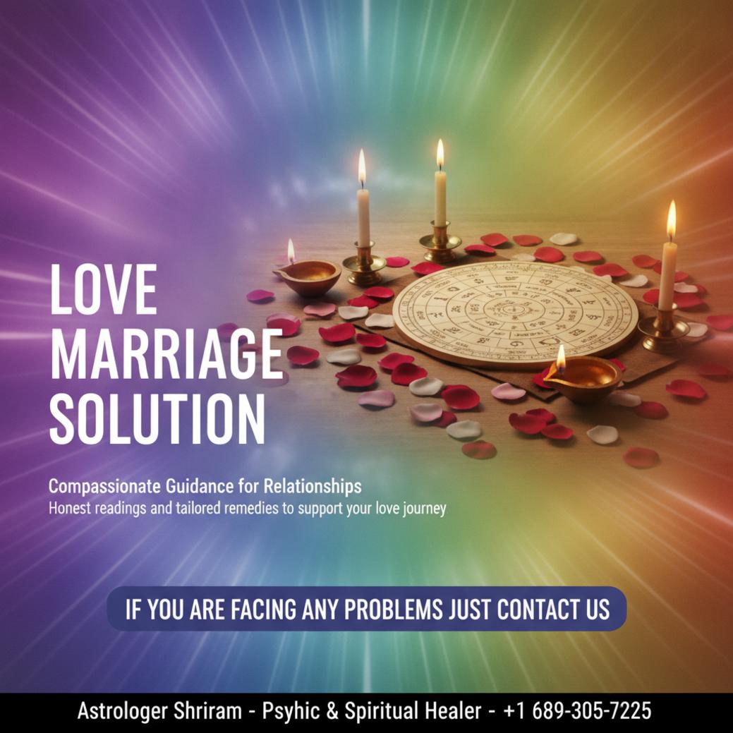 How a Love Marriage Solution in Apopka Can Bring Peace Traditional Vedic horoscope for love marriage solution in Apopka setting
