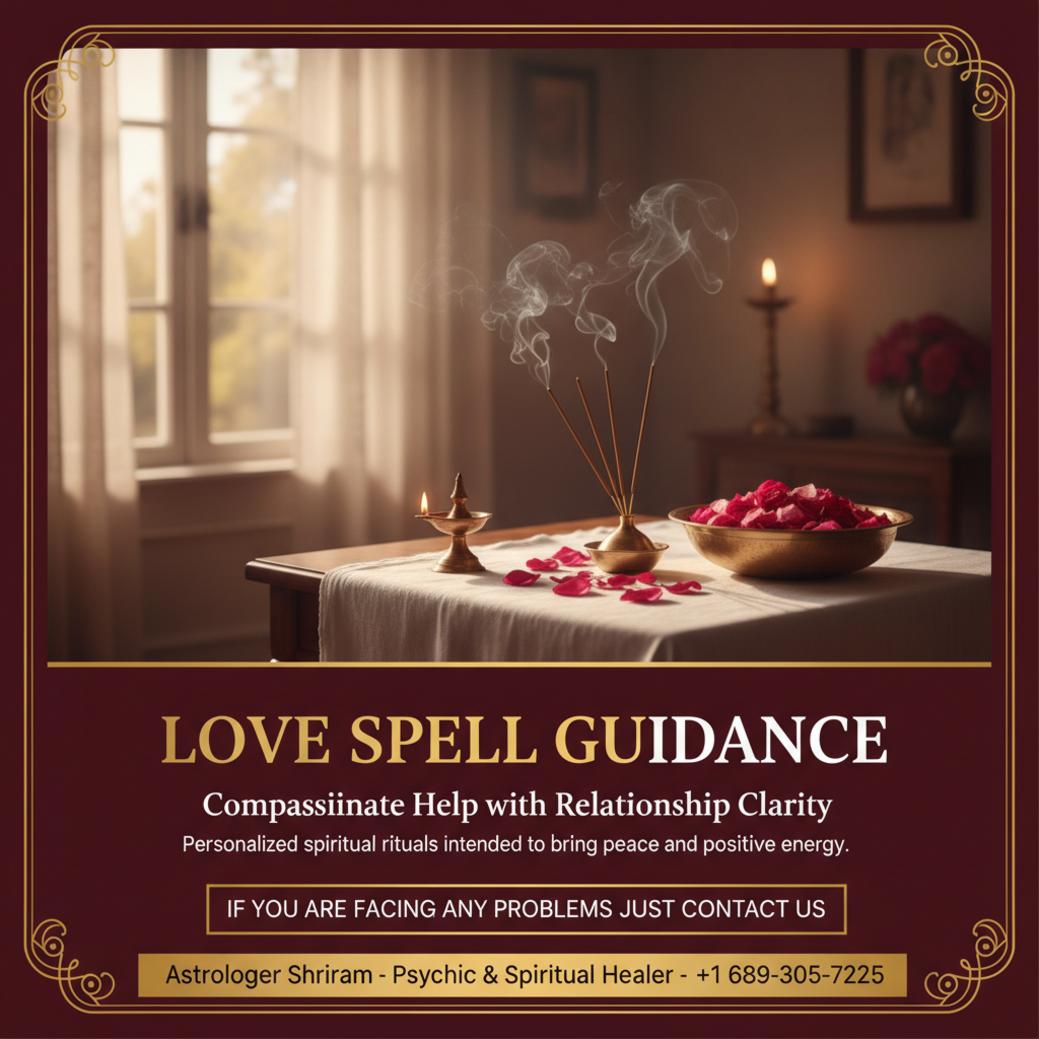 love spell guidance setup with traditional spiritual items in Winter Park, FL