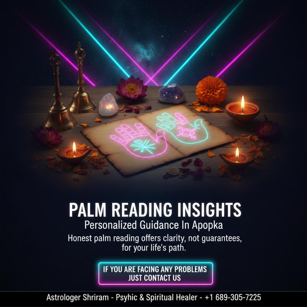 Palm reading tools and charts for palm reading in Apopka, FL