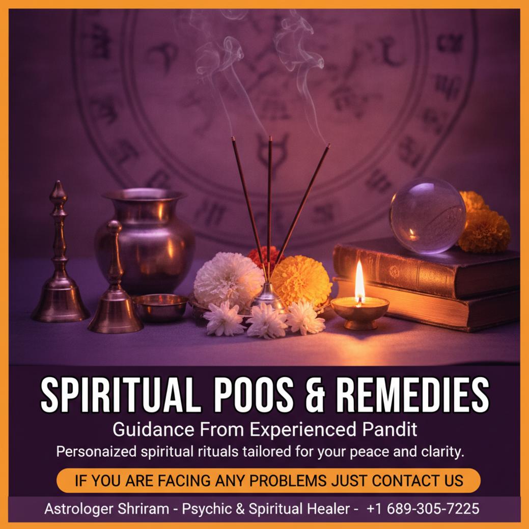 Finding a Trusted Pandit for Pooja and Remedies in Lake Mary, FL Pandit for pooja and remedies setup with devotional items in Lake Mary