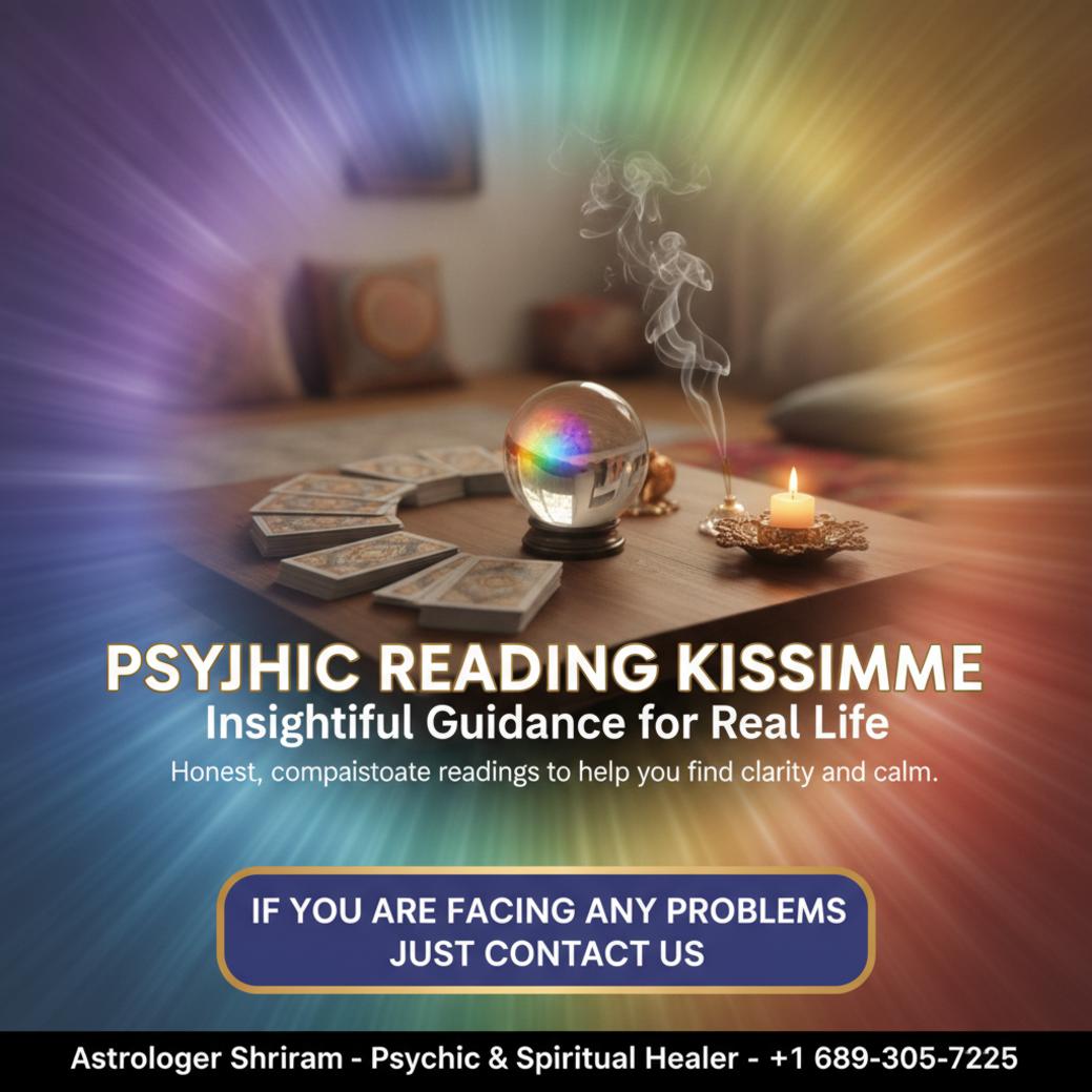 Seeking Psychic Reading in Kissimmee? A Trusted Guide psychic reading session setup with tarot cards and crystal ball in Kissimmee