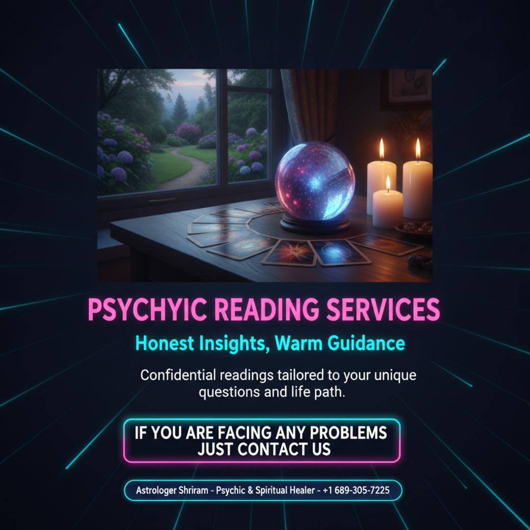 How Psychic Reading in Windermere Can Bring Clarity Psychic reading setup with tarot cards and crystal ball in Windermere FL