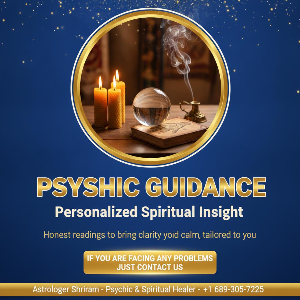 psychic reading setup with candles and crystal ball Windermere FL