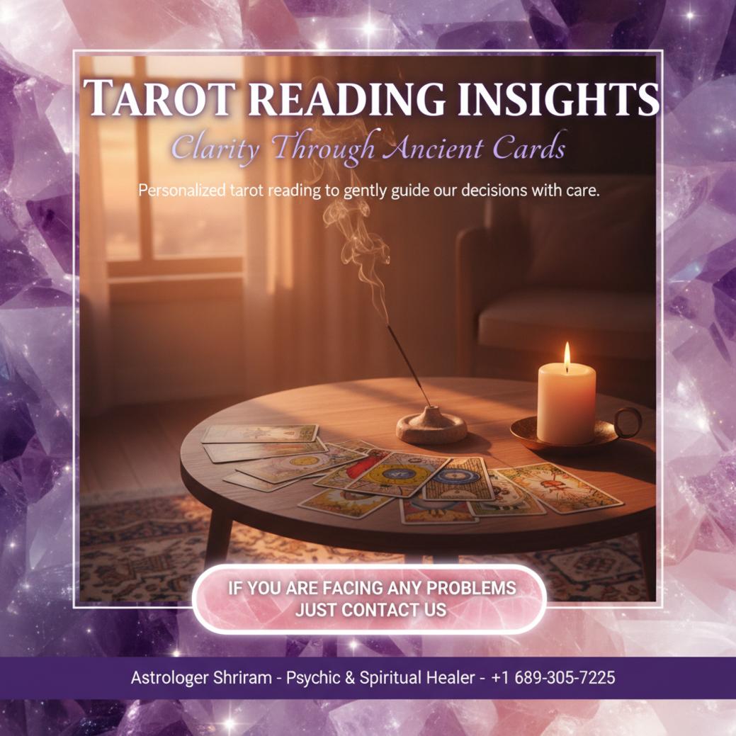 How Tarot Reading in Davenport Can Guide Your Next Step Calm tarot reading setup with cards in Davenport, FL room
