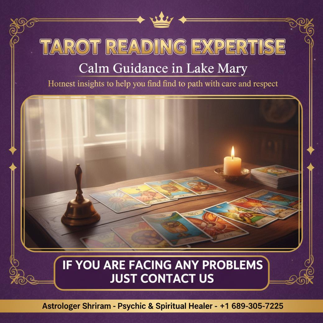 How Tarot Reading in Lake Mary Can Bring Clarity tarot reading cards laid out on wooden table in Lake Mary room