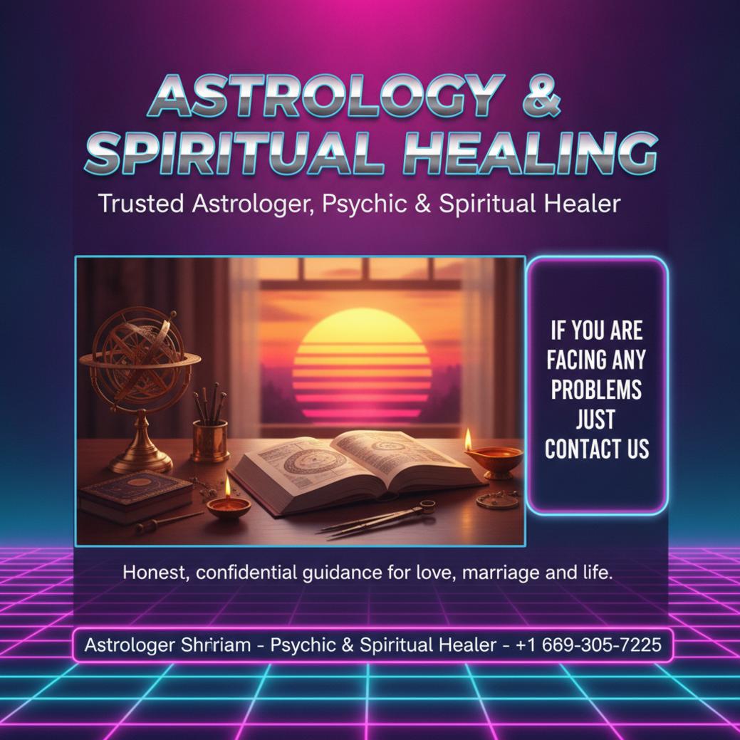 How an Indian Astrologer in Lake Nona Can Bring Clarity
SL How an Indian Astrologer in Lake Nona Can Bring Clarity
SL - Astrologer Shriram Indian Astrologer Florida