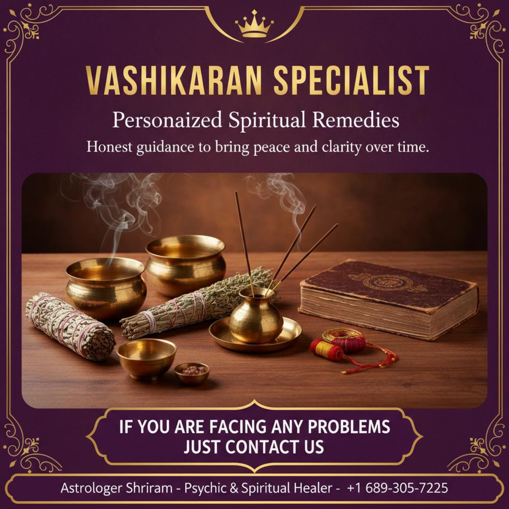 How a Vashikaran Specialist in Kissimmee Can Bring Positive Change Traditional vashikaran ritual items on table in Kissimmee astrologer setting