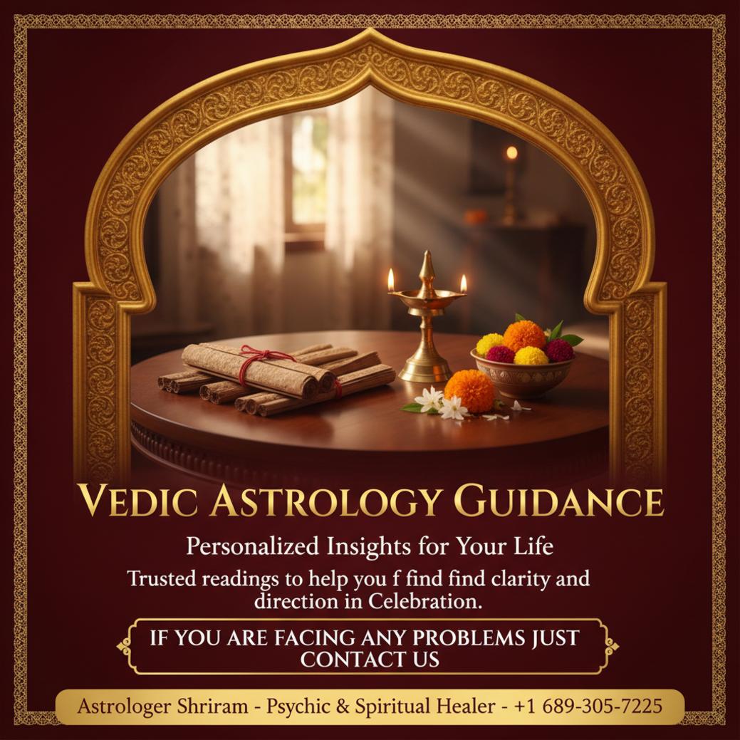 Looking for a Vedic Astrologer in Celebration, FL? Traditional vedic astrology tools on table in Celebration FL setting