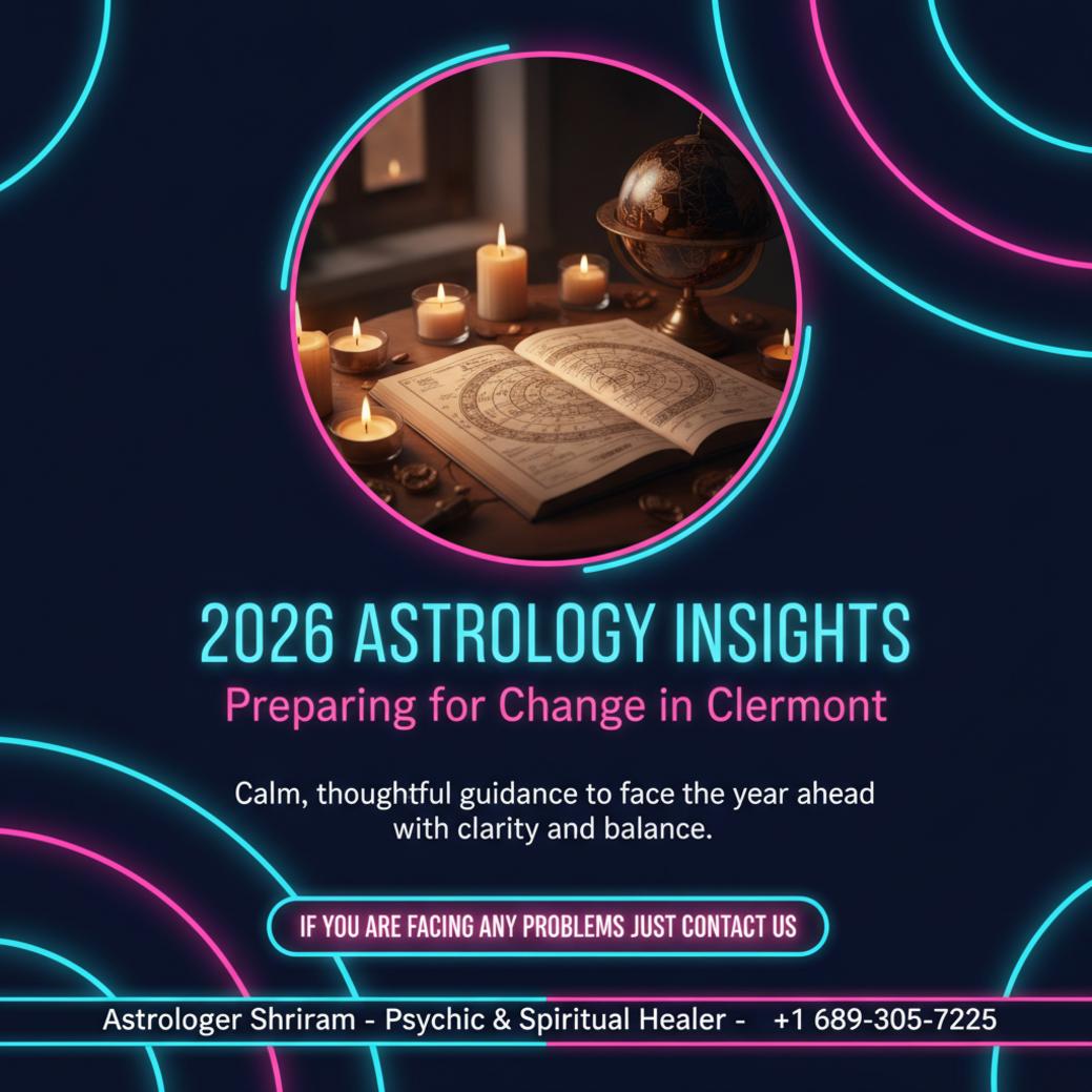 Vedic astrology chart and candles for 2026 predictions Clermont FL