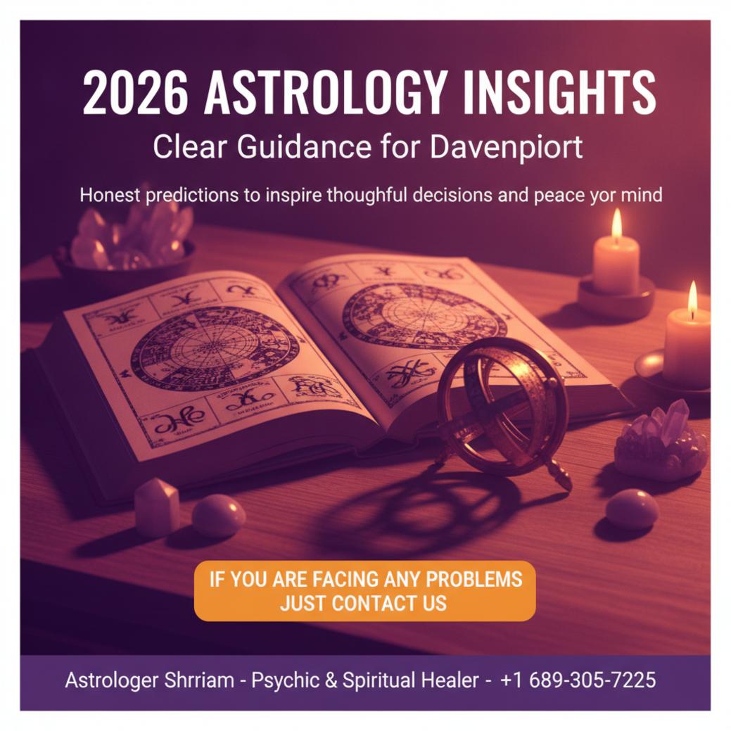 What 2026 Astrology Predictions Mean for Davenport, FL 2026 astrology predictions charts and tools on wooden table in Davenport FL