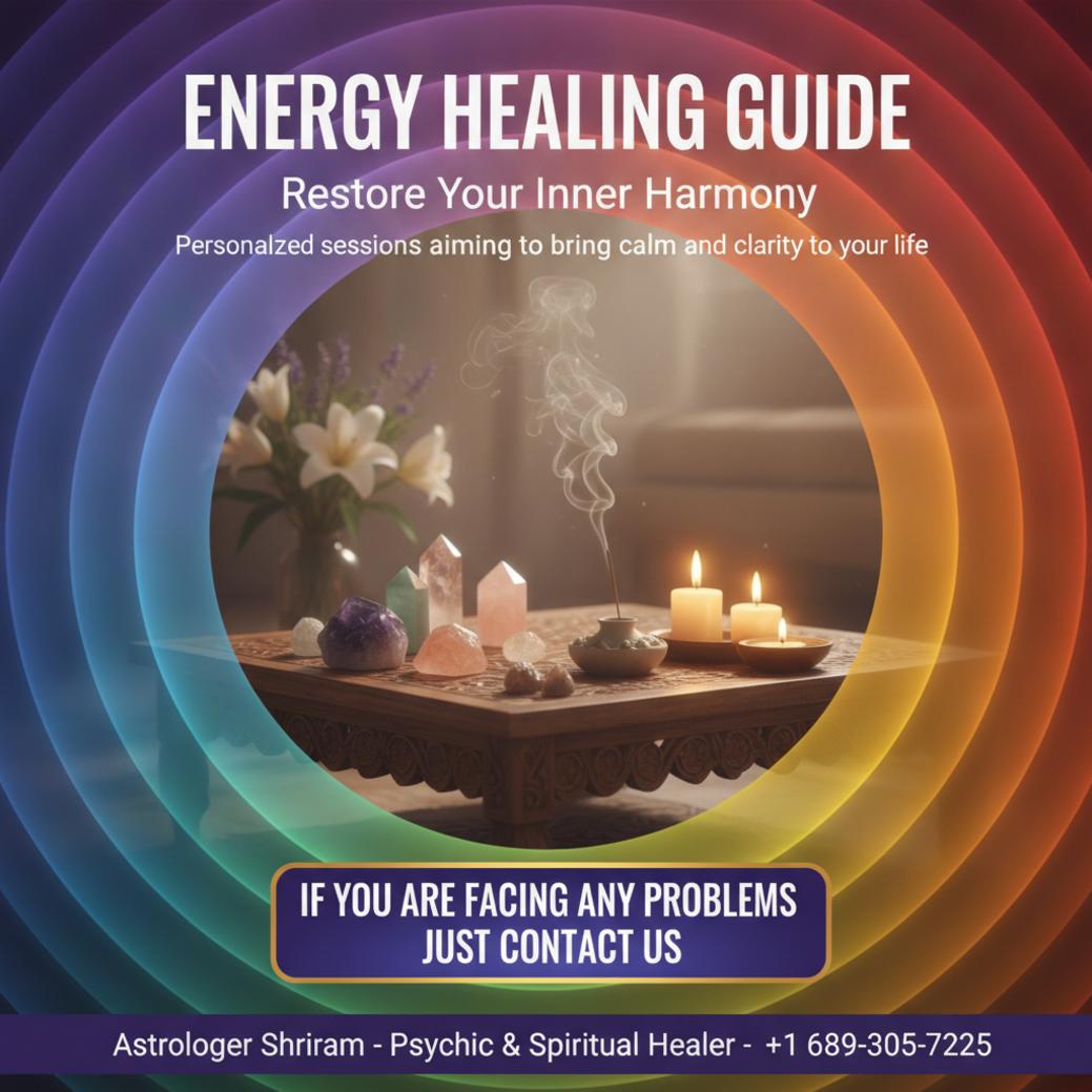 How Energy Healing Brings Balance in Celebration, FL energy healing setup with crystals and candles in Celebration FL