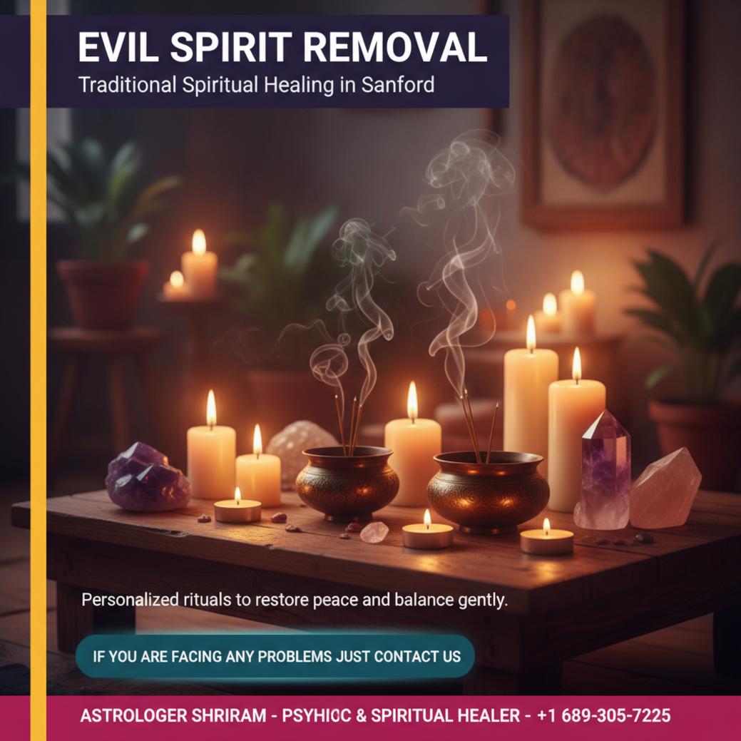 How Evil Spirit Removal in Sanford, FL Can Bring Peace evil spirit removal ritual setup on altar indoors Sanford FL