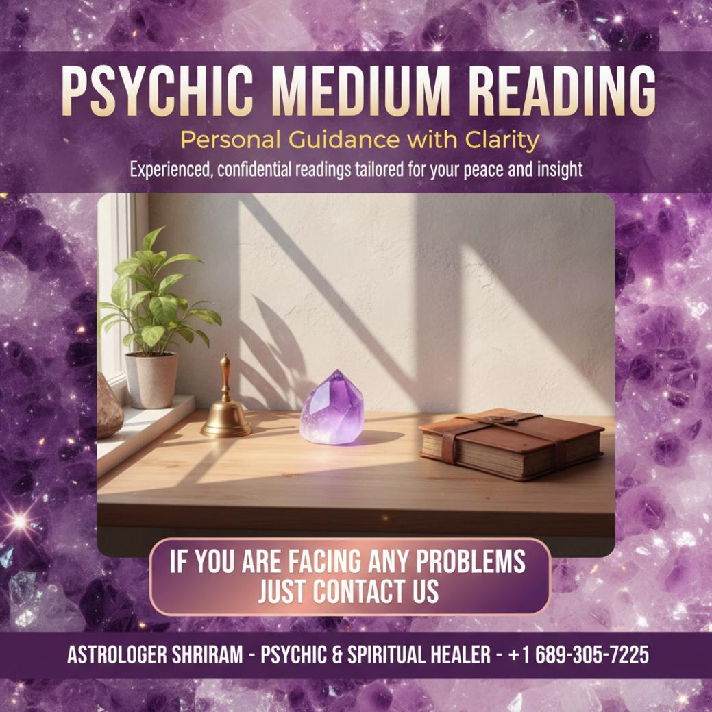 How Psychic Medium Reading Works — An Apopka Guide Calm private room with crystal and candle for psychic medium reading in Apopka