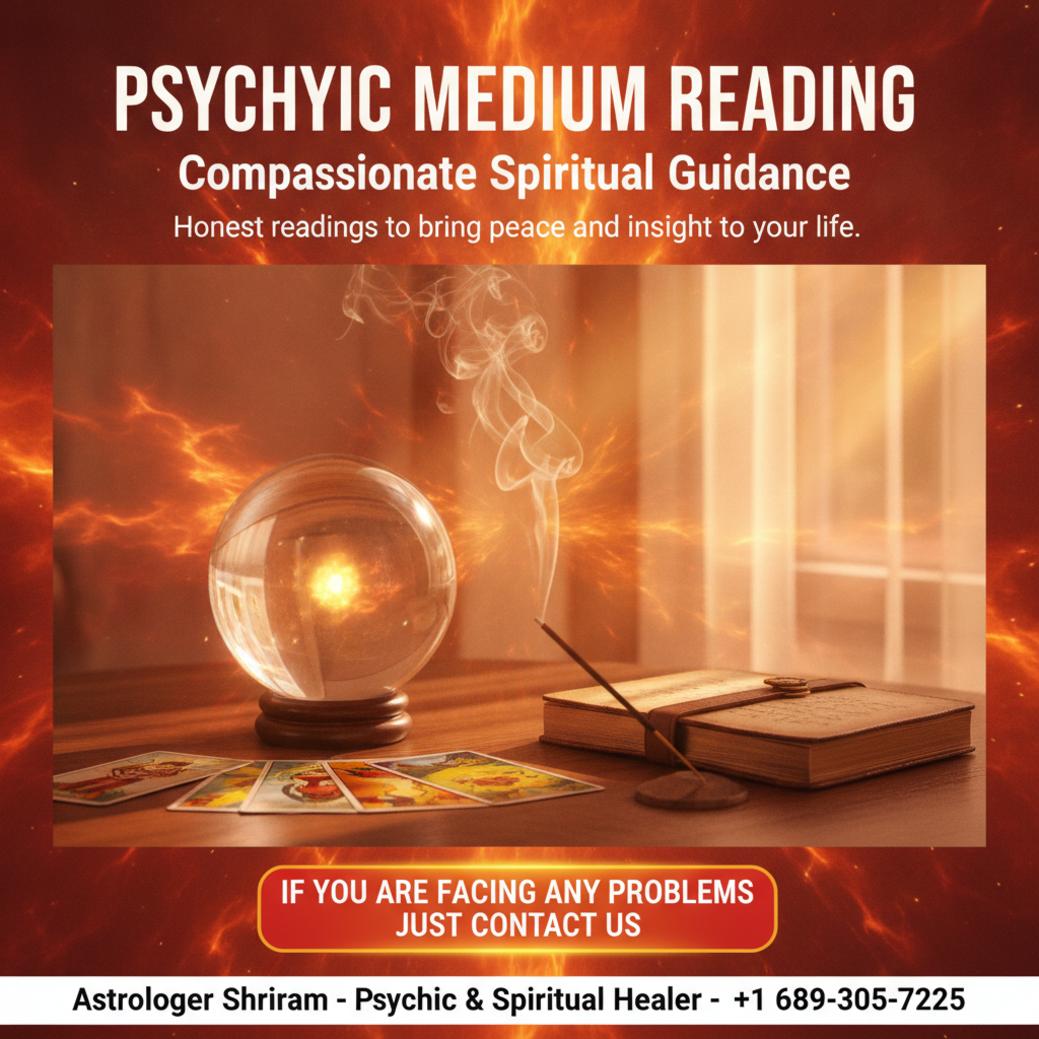 How Psychic Medium Reading in Tampa Can Bring Clarity Psychic medium reading session setup with cards and crystals in Tampa