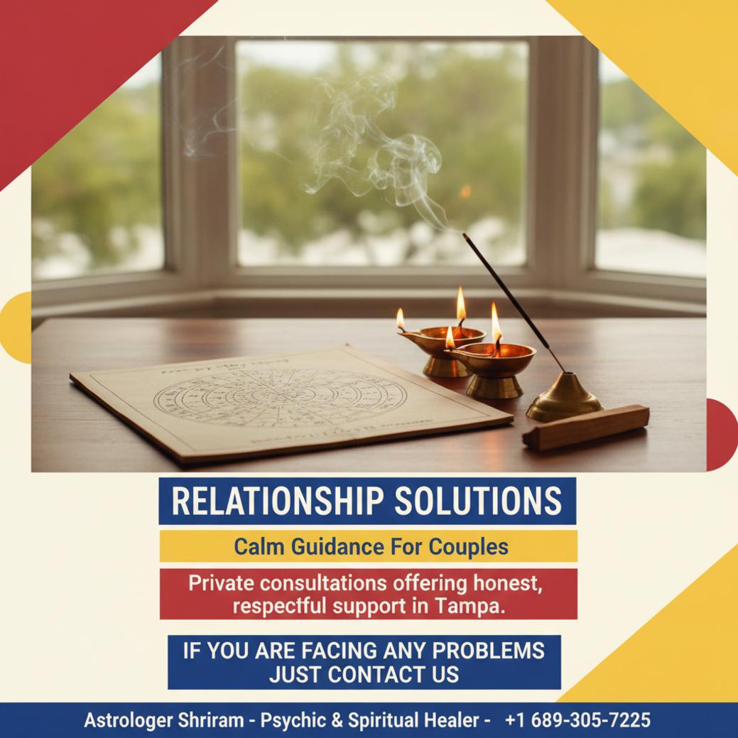 How Relationship Problem Solution Works in Tampa, FL Relationship problem solution session with Vedic astrologer in Tampa