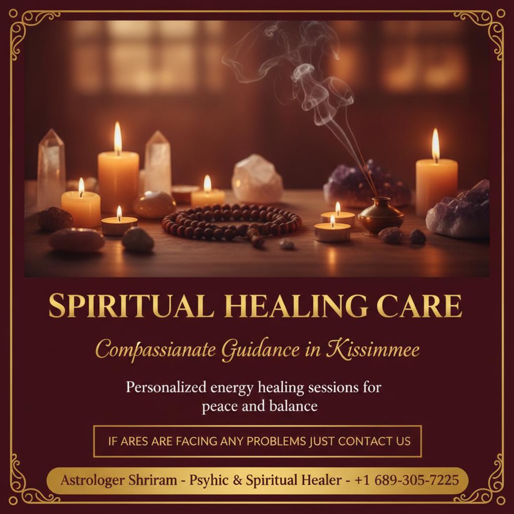 How a Spiritual Healer in Kissimmee Can Support Your Well-Being spiritual healer room with crystals and candles in Kissimmee FL