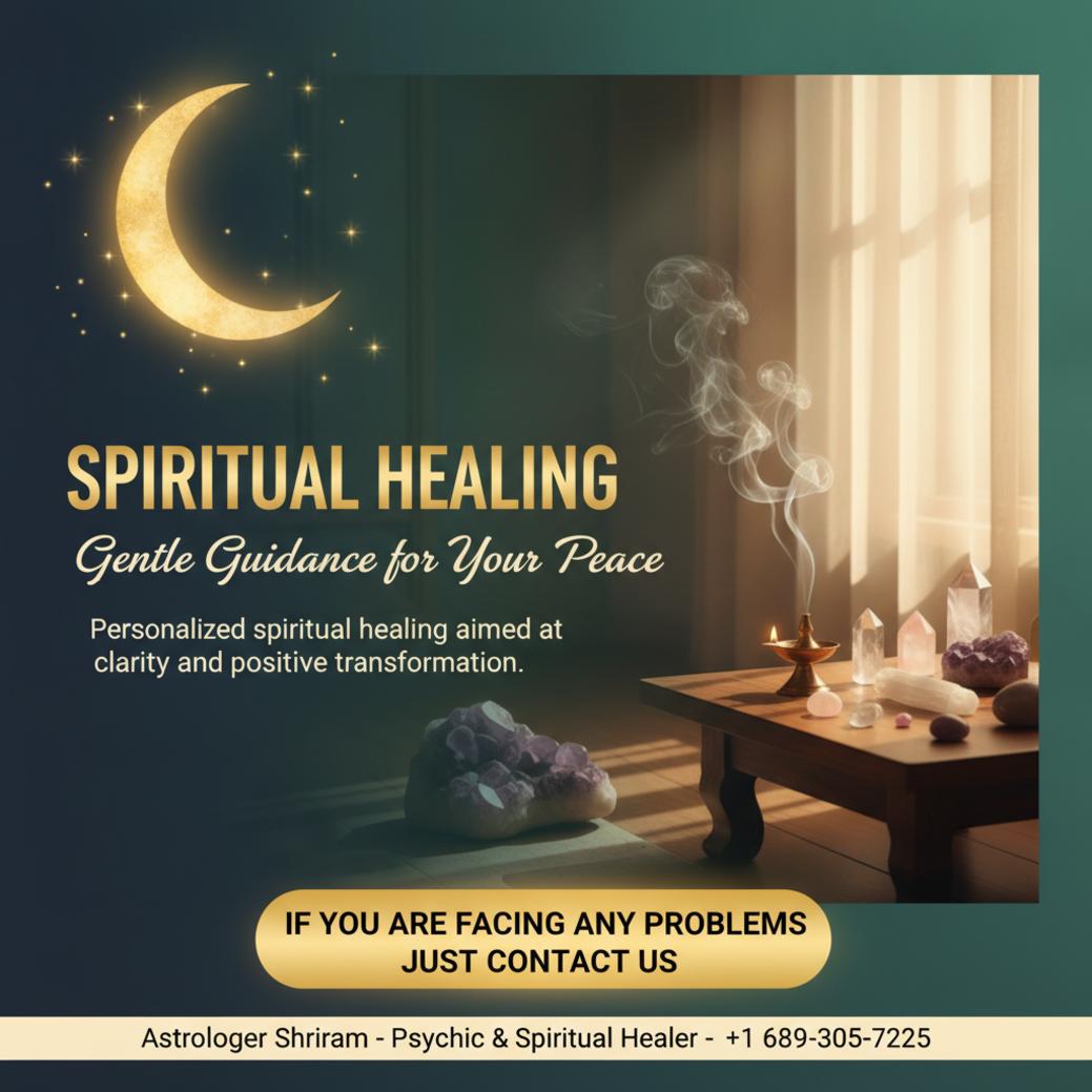 spiritual healing setup with crystals and incense in Florida practice
