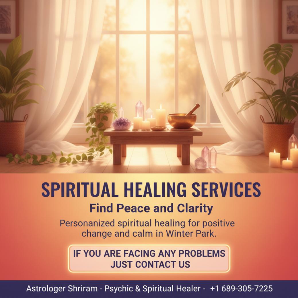 How Spiritual Healing in Winter Park Can Bring Calm and Clarity Spiritual healing altar with candles and crystals in Winter Park room