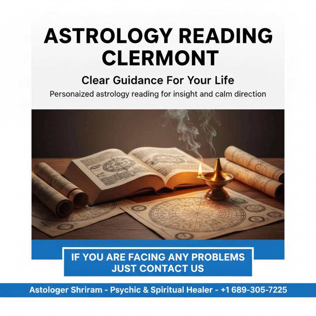 How Astrology Reading in Clermont Can Guide Your Path Astrology reading materials with kundli charts on desk in Clermont, FL