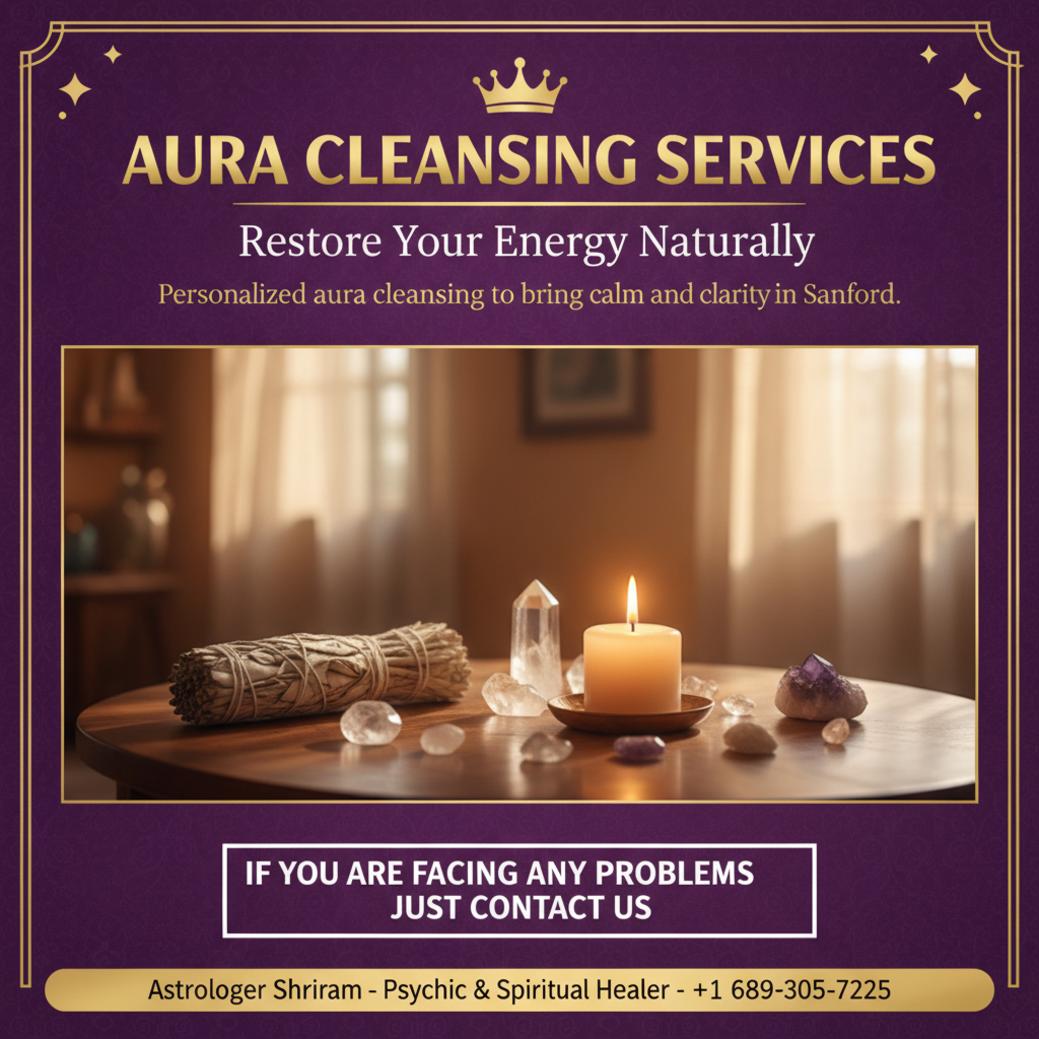 How Aura Cleansing in Sanford Brings Fresh Energy Aura cleansing setup with sage and crystals in Sanford, FL room