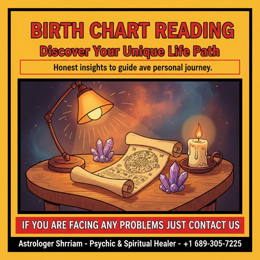 How Birth Chart Reading in Florida Brings Clarity Birth chart reading setup with candle and crystals in Florida
