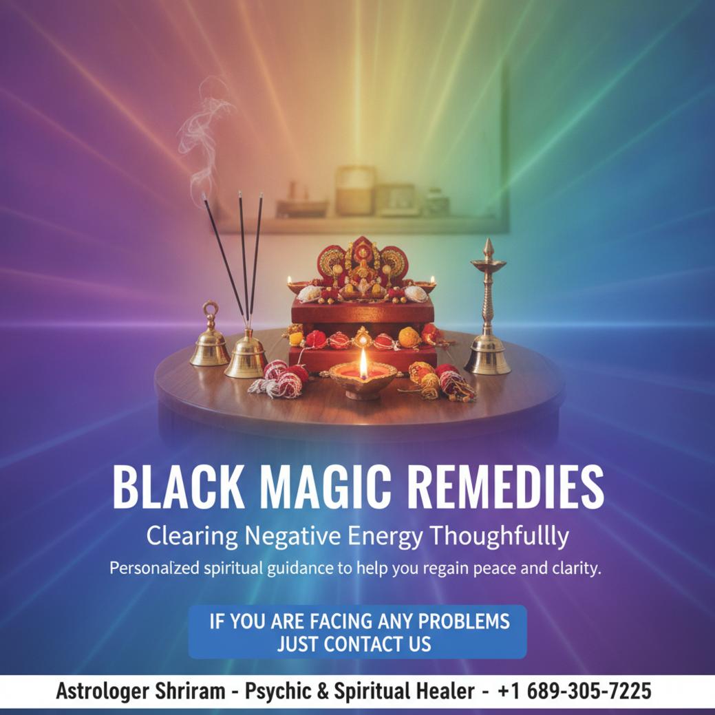 How Black Magic Removal Helps in Davenport, FL Black magic removal spiritual altar with Vedic items in Davenport, FL