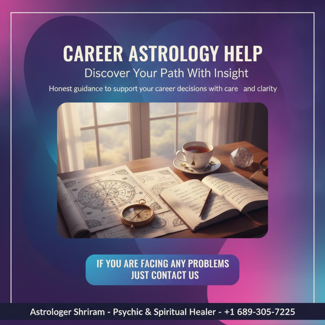 career astrology guidance reading on Vedic chart in Orlando office
