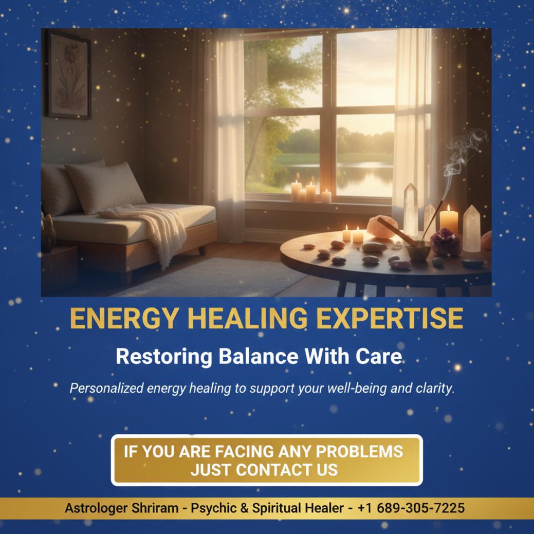 How Energy Healing in Lake Nona Can Bring You Calm energy healing session setup with crystals and candles in Lake Nona room