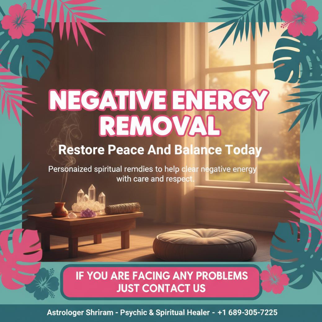 How Negative Energy Removal Helps in Altamonte Springs, FL negative energy removal spiritual healing setup in Altamonte Springs