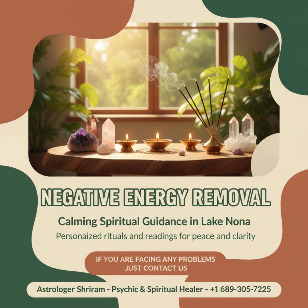 How Negative Energy Removal Helps in Lake Nona, FL Negative energy removal spiritual altar with incense in Lake Nona