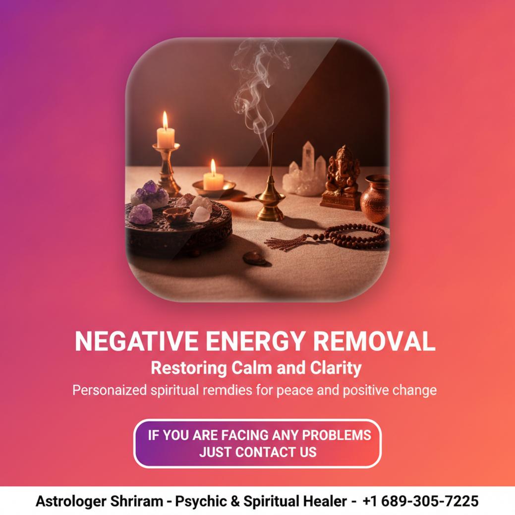 How Negative Energy Removal in Sanford Can Bring Peace Negative energy removal with spiritual tools in Sanford Florida