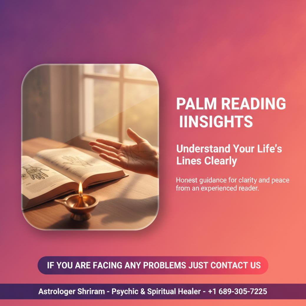 How Palm Reading in Hunters Creek Reveals Your Path palm reading scene with hand and book in Hunters Creek FL