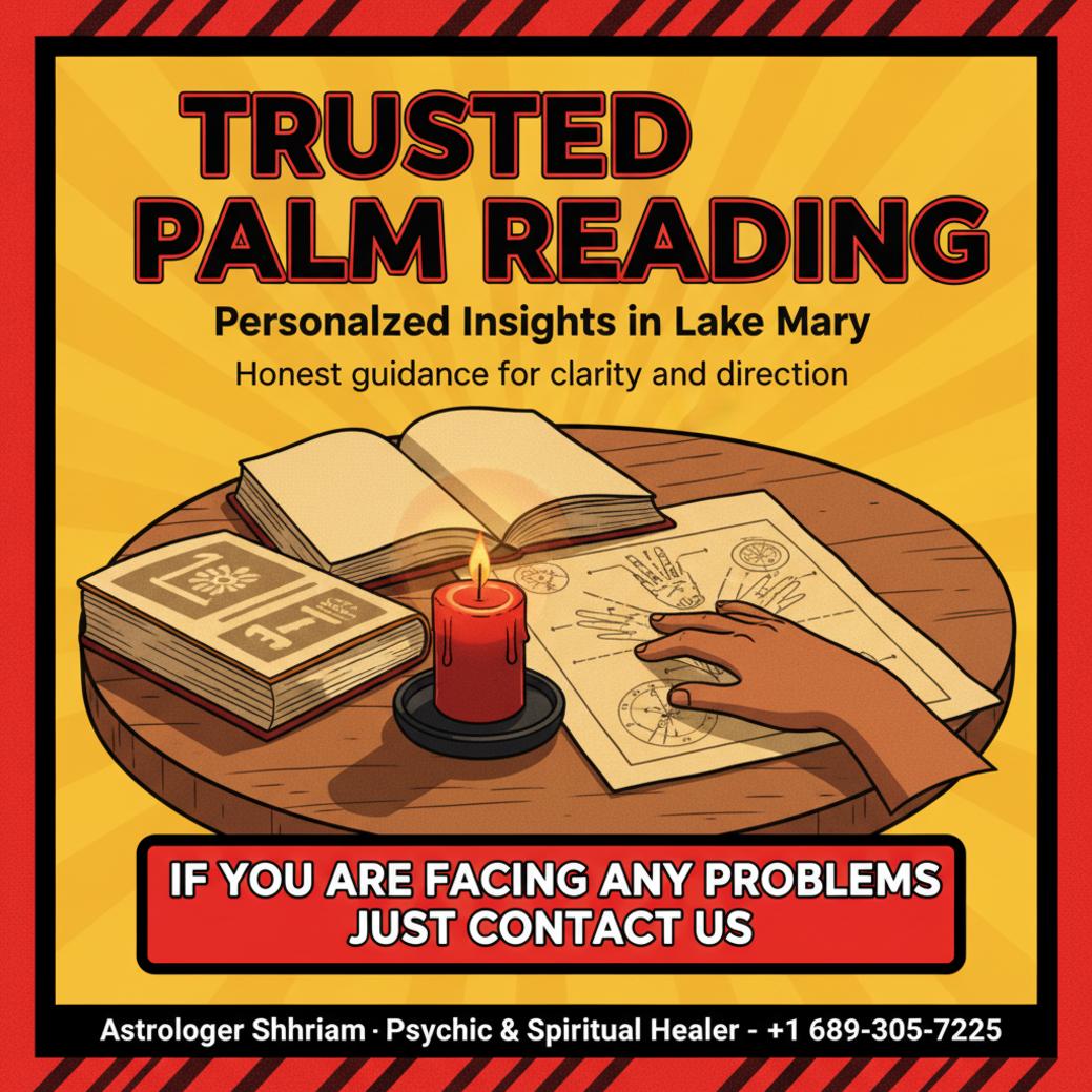 How Palm Reading in Lake Mary Can Reveal Your Path Calm spiritual palm reading setup in Lake Mary, FL office