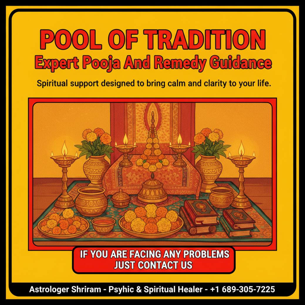 Trusted Pandit for Pooja and Remedies in Lake Mary, FL Peaceful altar setup for pandit pooja and remedies in Lake Mary, FL