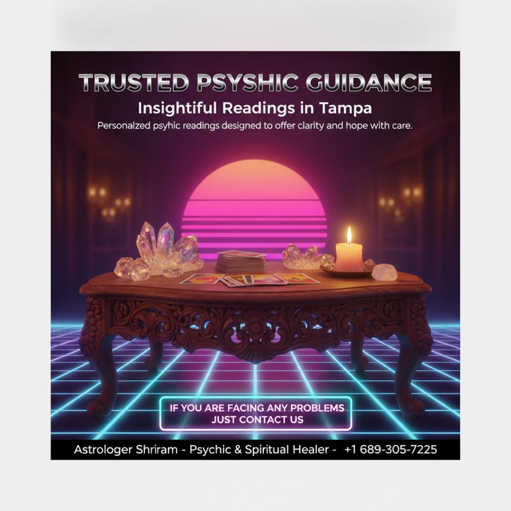 How Psychic Readings Can Help You in Tampa, FL Calm room setup for psychic reading with tarot cards in Tampa