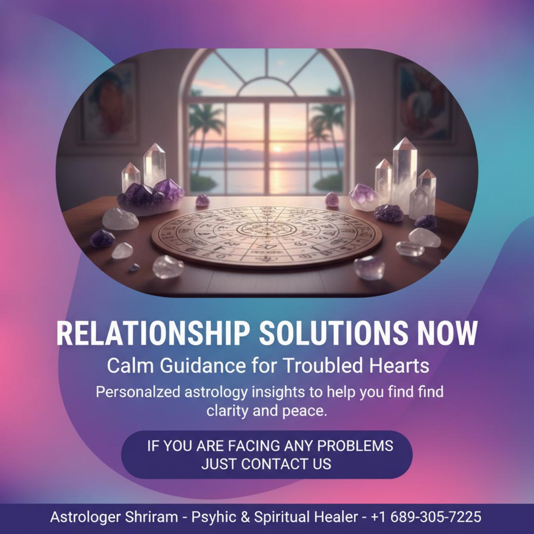 How Relationship Problem Solution Works in Kissimmee, FL Relationship problem solution with Vedic astrology chart in Kissimmee office