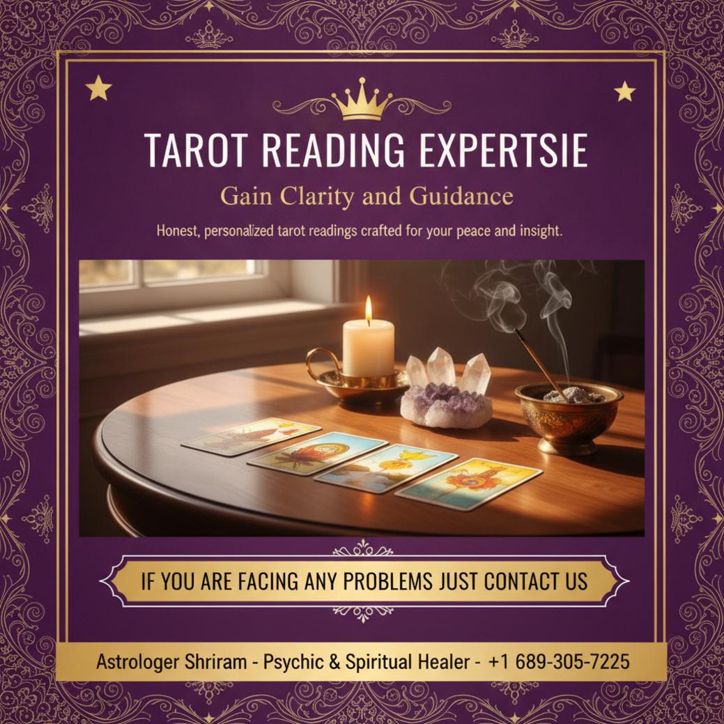 How Tarot Reading Helps You in Lake Mary, FL Tarot reading session with cards on wooden table in Lake Mary, FL