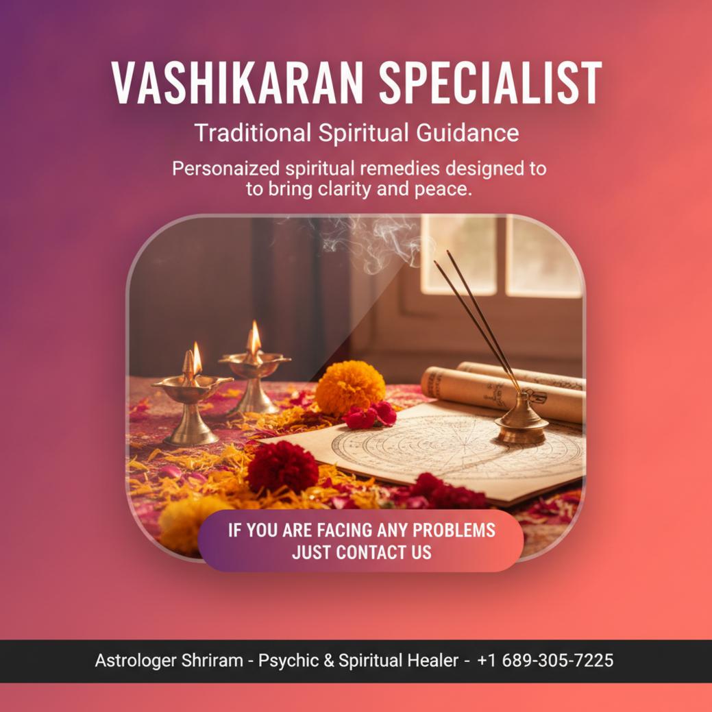 Quiet altar with puja items symbolizing vashikaran specialist Florida